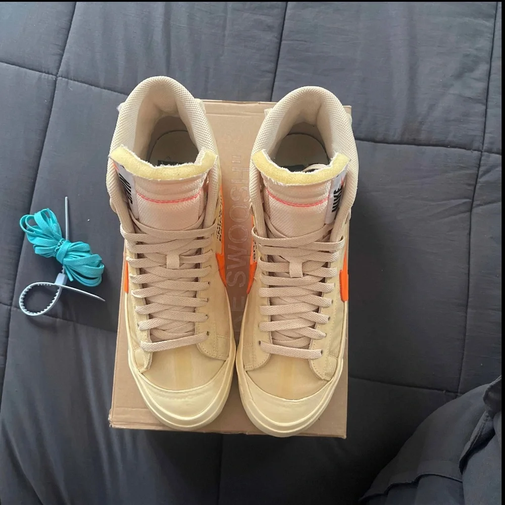 2018 Off-White x Blazer Mid 'All Hallows eve - Picture 1 of 8